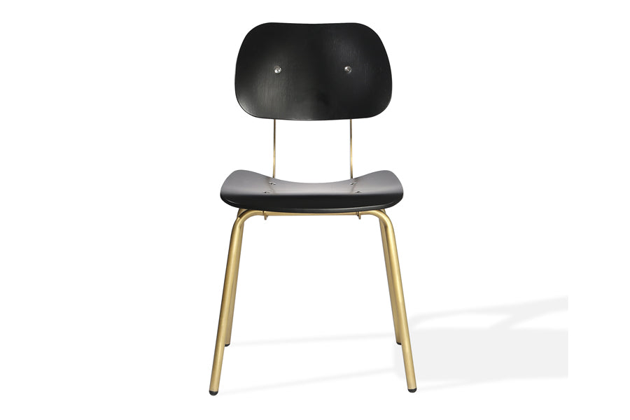 Saba Chair by SohoConcept, showing front view of dining chair.