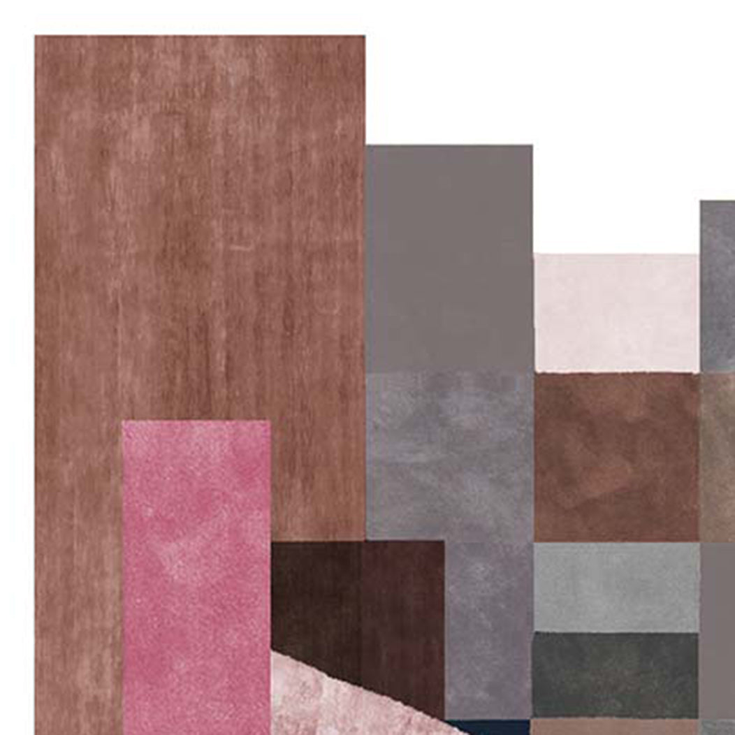 San Potito Ultra SA300 Rug by Second Studio, showing closeup view of san potito ultra sa300 rug by second studio in multi colors.