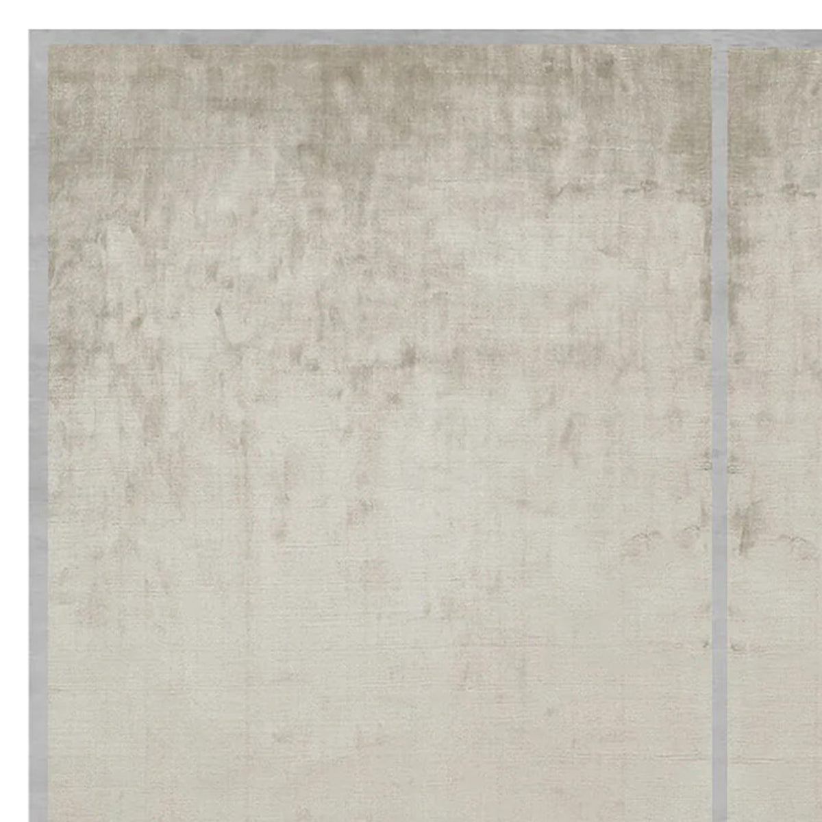 San Sperate SE101 Rug by Second Studio, showing closeup view of san sperate se101 rug by second studio in mid taupe & grey.