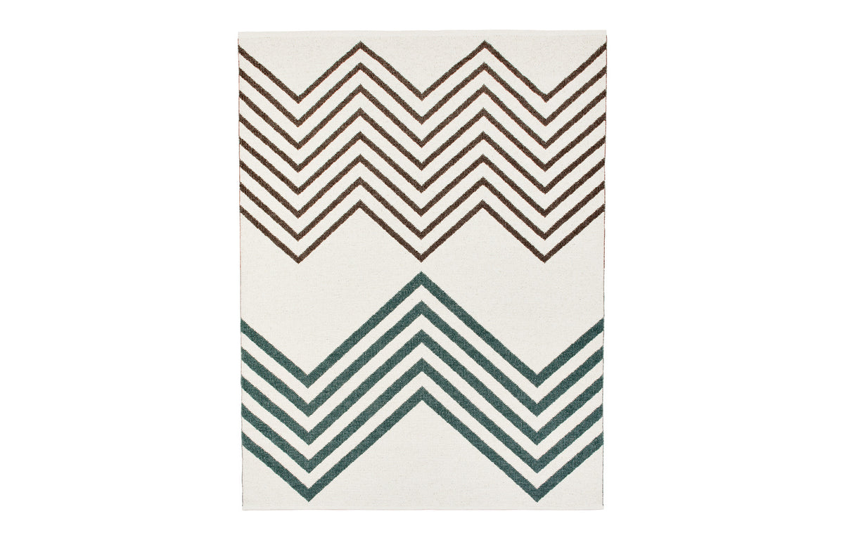 Sapmi Woven Plastic Rug by Brita - Green Sapmi Woven Rug.
