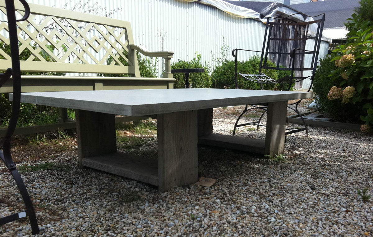 James De Wulf Scaffolding Coffee Table by De Wulf, showing scaffolding coffee table in live shot.