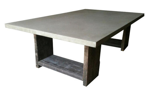 James De Wulf Scaffolding Coffee Table by De Wulf - Natural Tone Concrete.