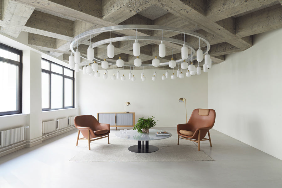 Scala Coffee Table by Normann Copenhagen, showing scala coffee table in live shot.
