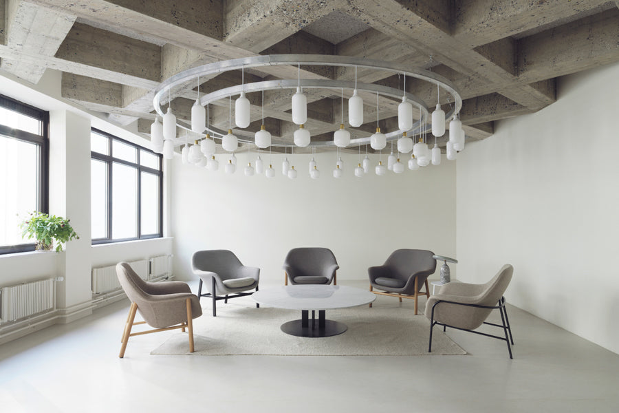 Scala Coffee Table by Normann Copenhagen, showing scala coffee table in live shot.