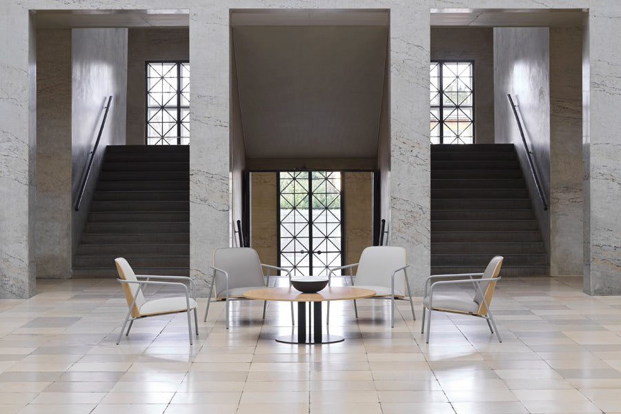 Scala Coffee Table by Normann Copenhagen, showing scala coffee table in live shot.