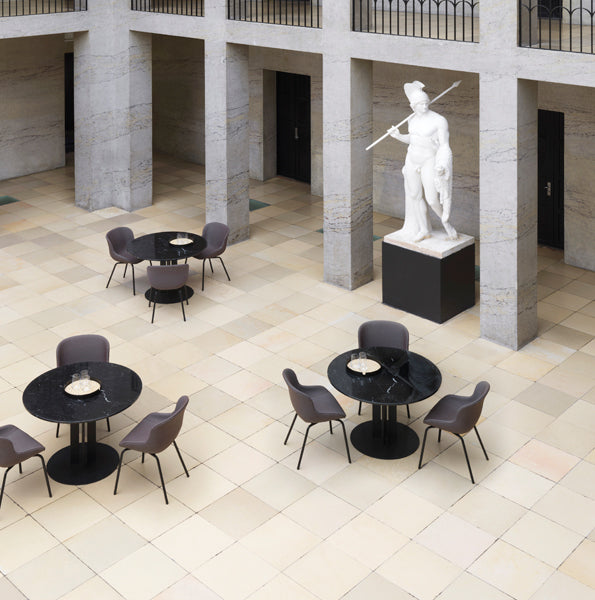 Scala Table by Normann Copenhagen, showing scala tables in live shot.