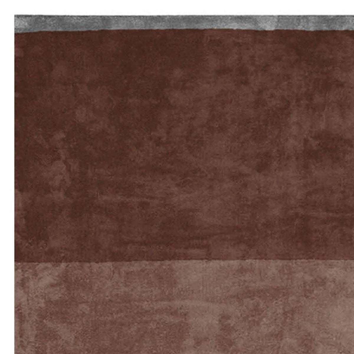 Scopello SO33 Rug by Second Studio, showing closeup view of scopello so33 rug by second studio in rust & taupe.
