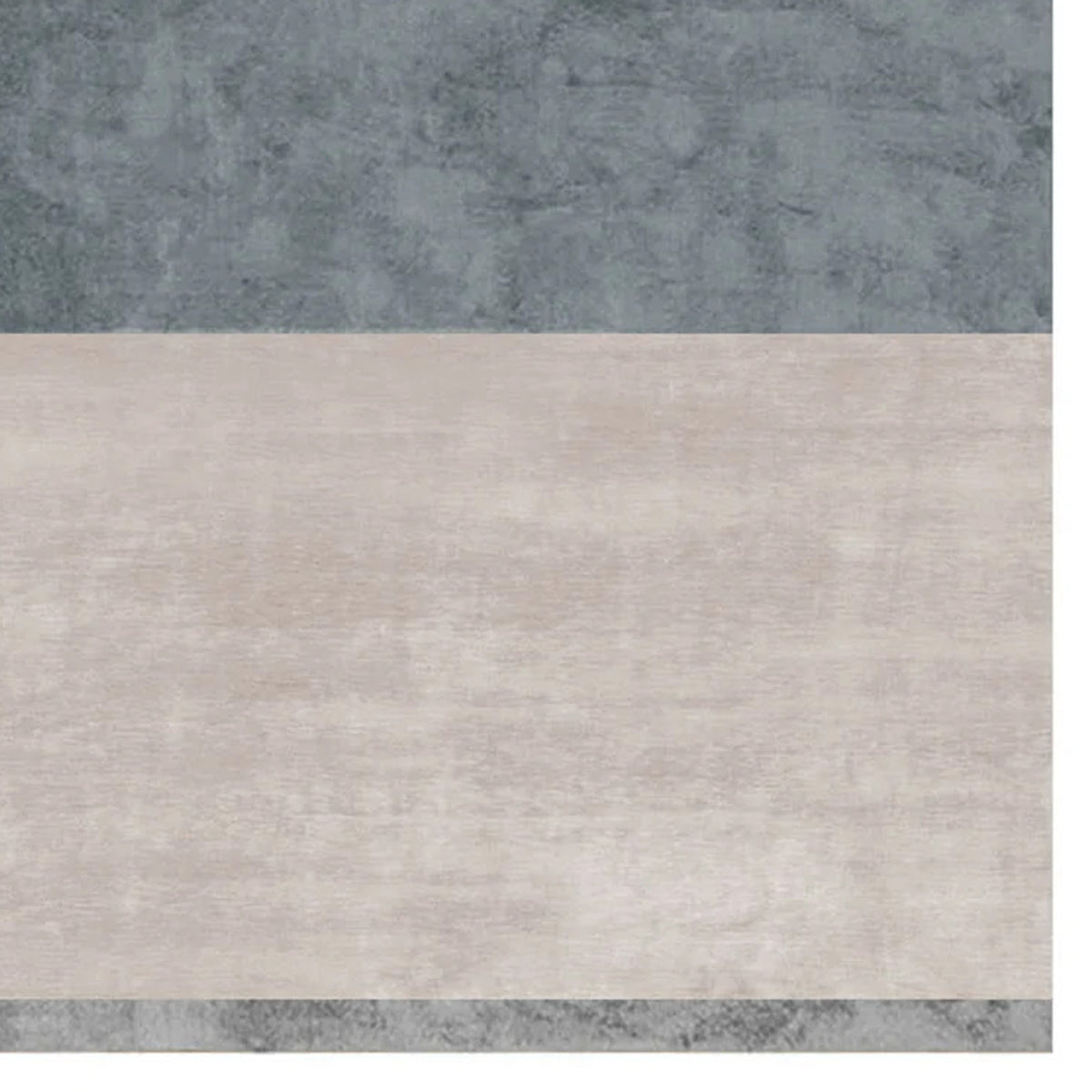 Scopello SO34 Rug by Second Studio, showing closeup view of scopello so34 rug by second studio in blue & taupe.