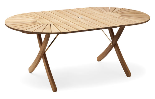 Selandia Extendable Table by Skagerak - Teak/Stainless Steel.