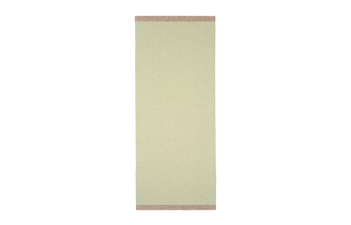 Shade Woven Plastic Rug by Brita - Green Shade Woven Rug.