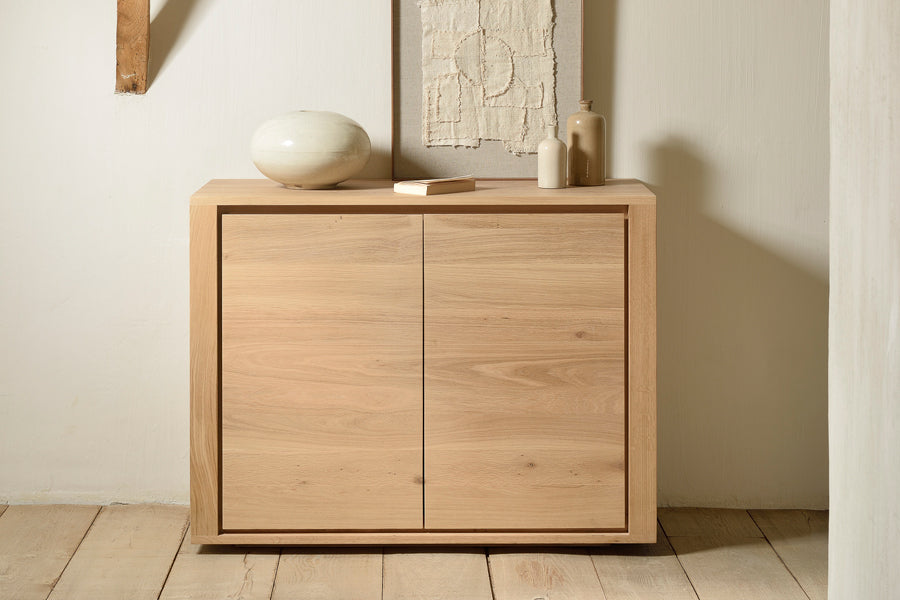 Shadow Sideboard by Ethnicraft, showing shadow sideboard in live shot.