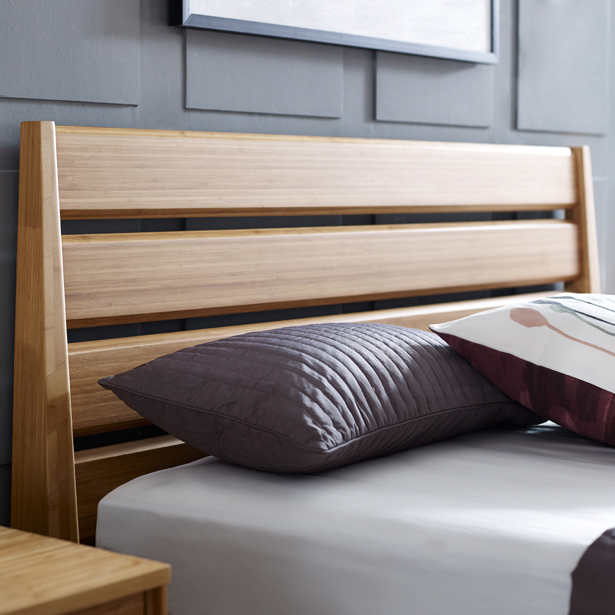 Sienna Bedroom Collection by Greenington, showing closeup view of sienna bedroom collection in live shot.