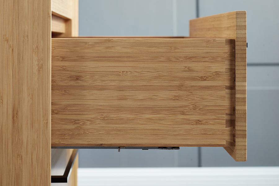Sienna Bedroom Collection by Greenington, showing closeup view of sienna bedroom collection in live shot.