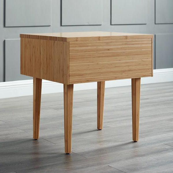 Sienna Nightstand by Greenington, showing sienna nighstand in live shot.