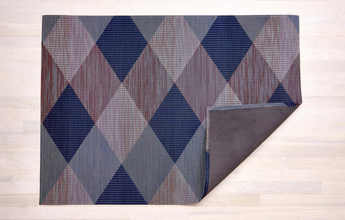 Signal Woven  Floor Mat by Chilewich - Twilight Signal Weave.