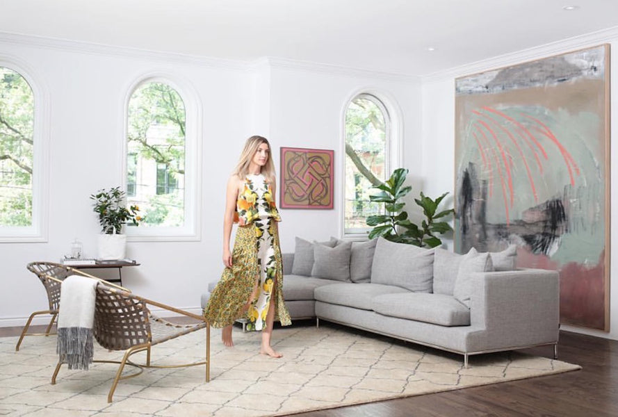Simena Sectional Sofa by SohoConcept, showing left hand face sectional sofa in live shot.