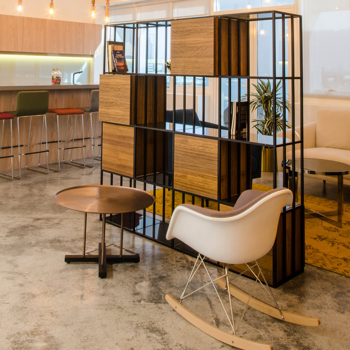 Sini Round Coffee Table by B&T, showing sini round coffee table in live shot.