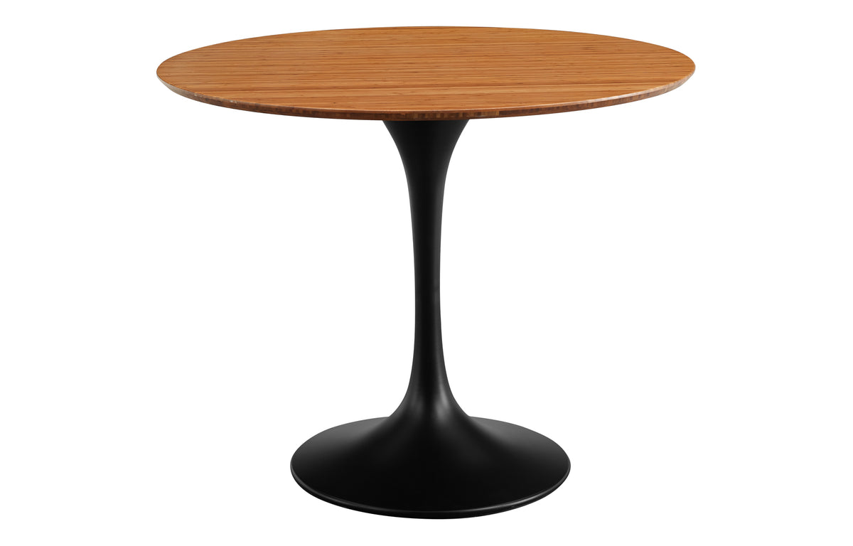Soho 36" Amber Round Dining Table by Greenington - Amber Wood.