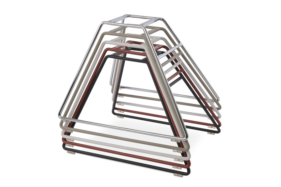 Eiffel Wire Dining Chair-Leather by SohoConcept, showing group of wire bases.