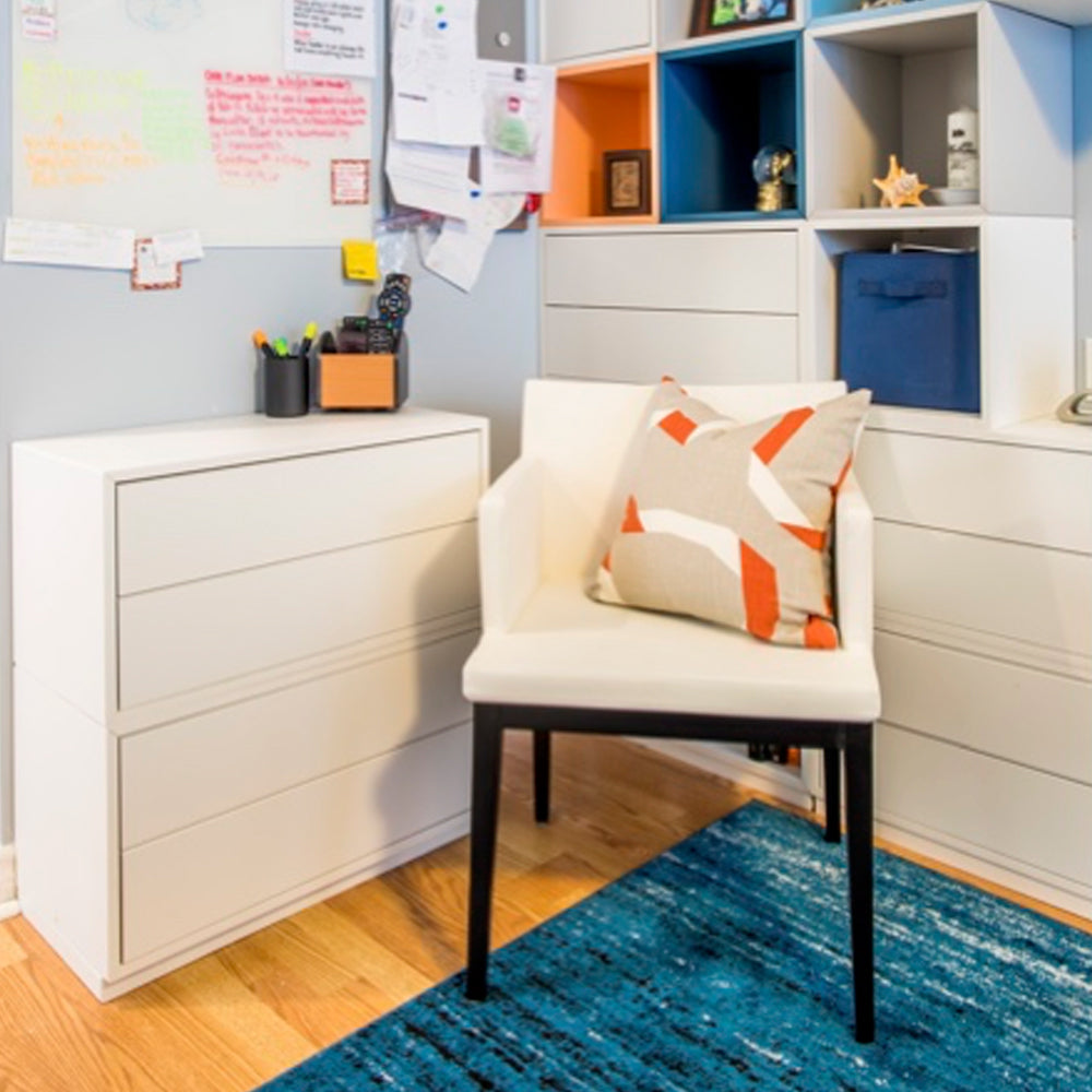 Soho Wood Arm Chair by SohoConcept, showing angle view of wood arm chair in live shot.