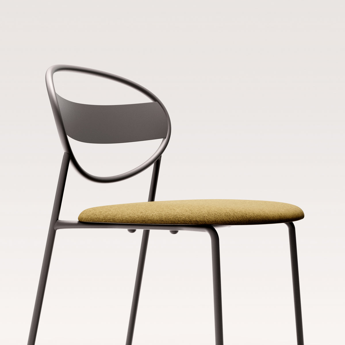Sole Stools by B&T, showing closeup view of sole stools.