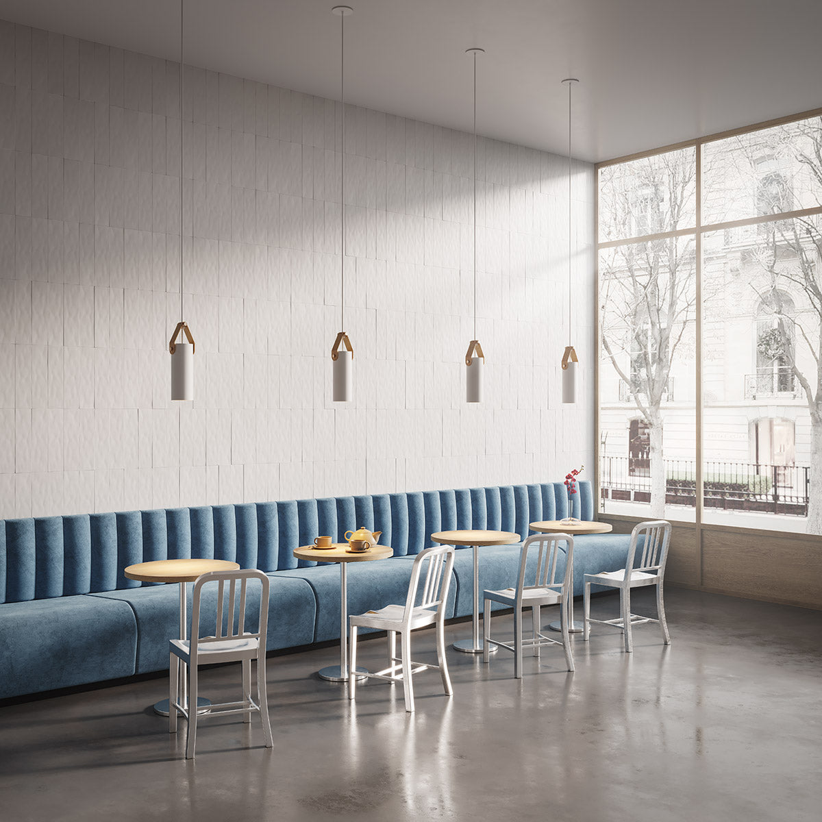 Spero Pendant by Cerno, showing spero pendants in live shot.