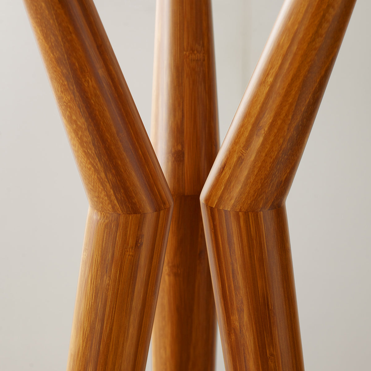 Spire Coat Tree by Grenington, showing closeup view of spire coat tree in live shot.