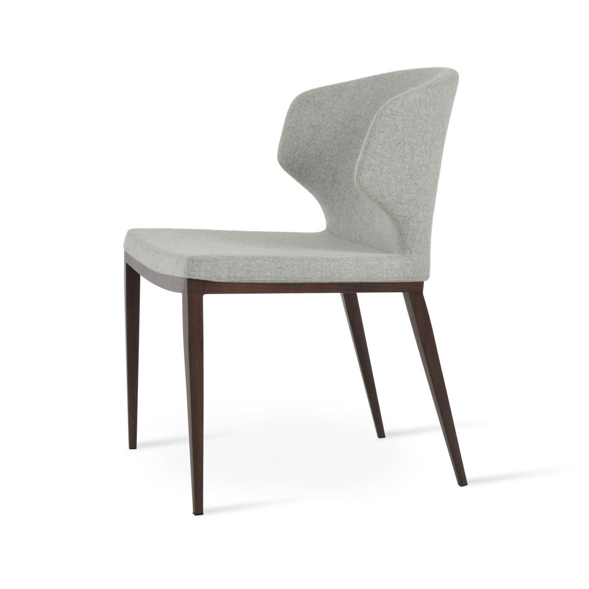Amed +(Plus) MW Dining Chair by SohoConcept, showing side view of amed +(Plus) mw dining chair.