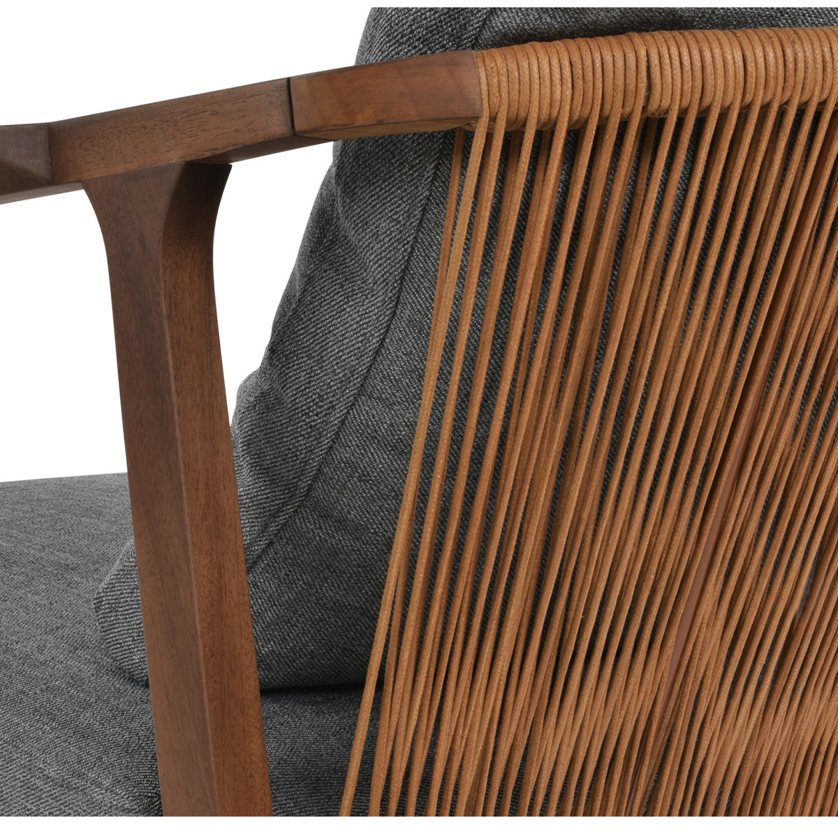 Drops Lounge Arm Chair by SohoConcept, showing closeup view of drops lounge arm chair.