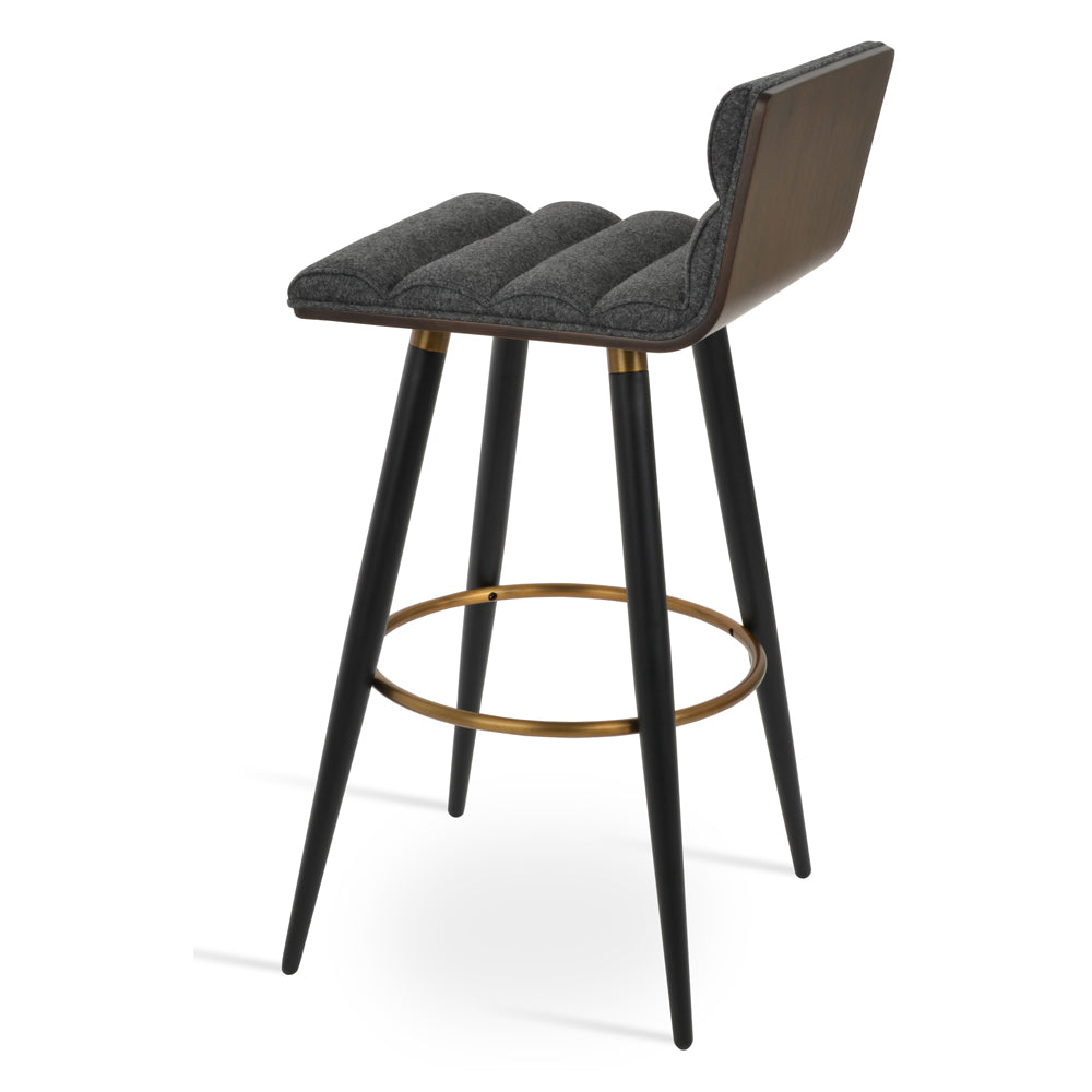 Corona Ana Comfort Stools by Sohoconcept, showing side view of corona ana comfort stools.
