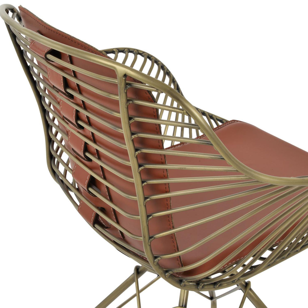 Zebra Armchair by SohoConcept, showing closeup view of zebra armchair.
