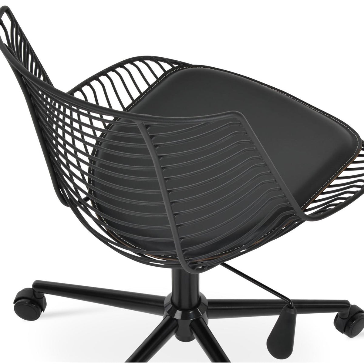 Tiger Office Chair by SohoConcept, showing closeup view of tiger office chair.