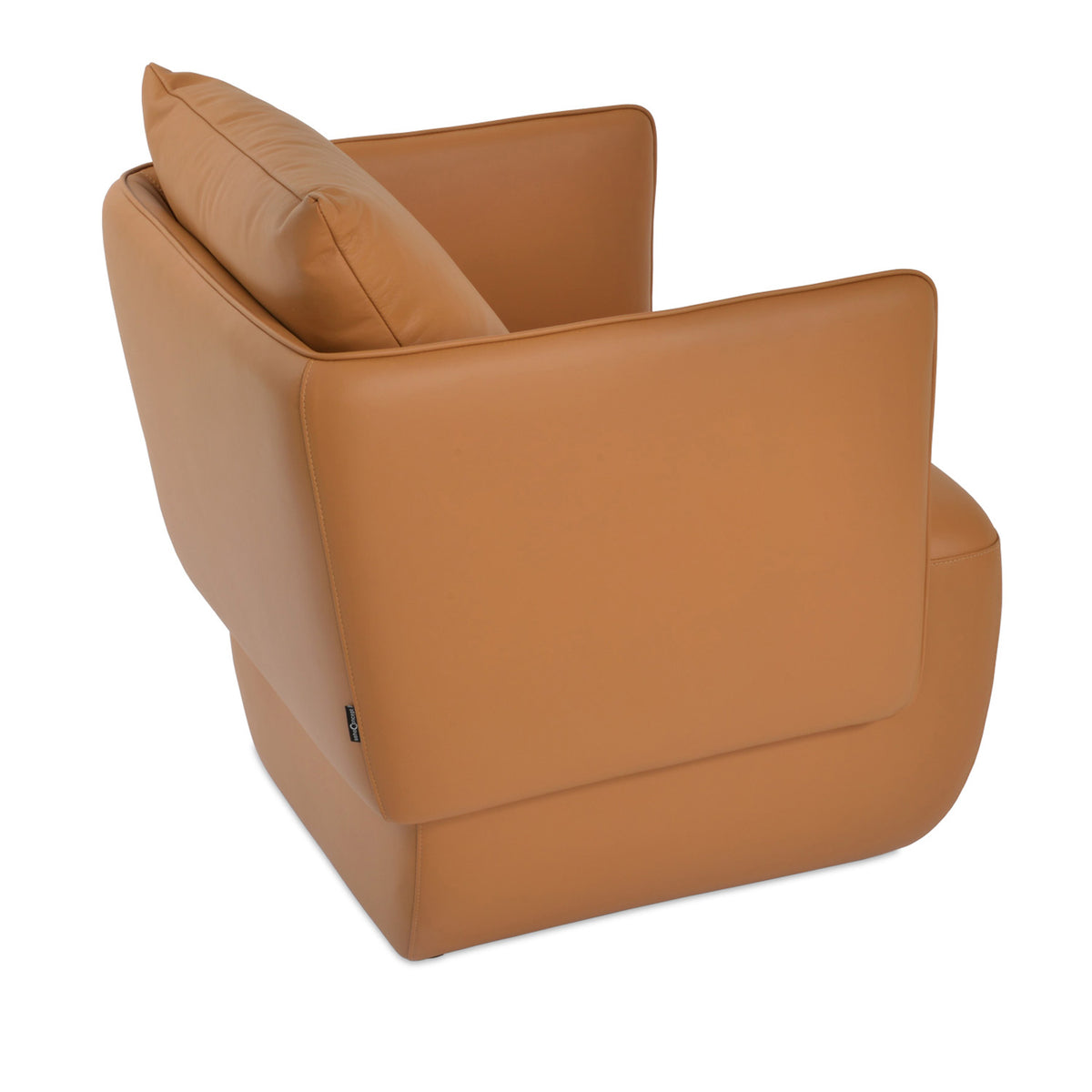 Toronto Lounge Chair by SohoConcept, showing side view of toronto lounge chair.