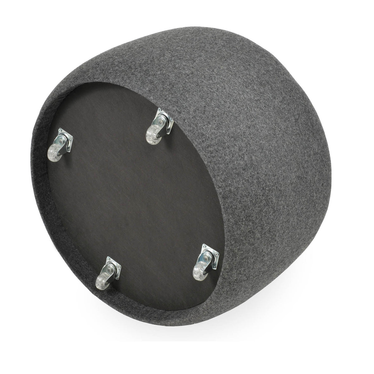 Planet Ottoman With Storage by SohoConcept, showing ground view of planet ottoman with storage.