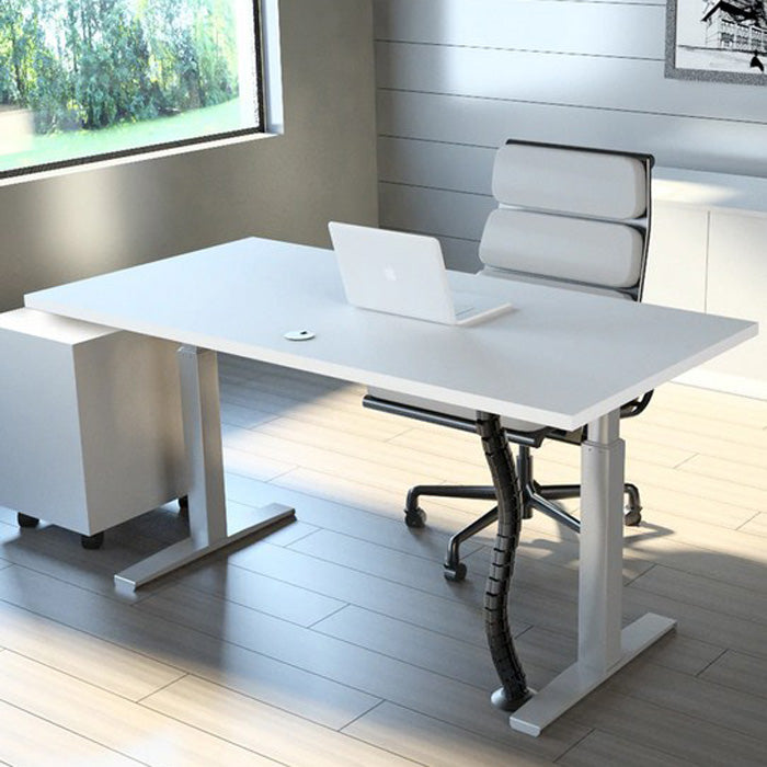 Revoh Adjustable Height Desk by Scale1:1, showing revoh adjustable height desk in live shot.