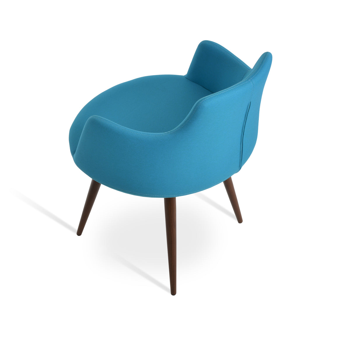 Dervish Ana Dining Chair by SohoConcept, showing side view of dervish ana dining chair.