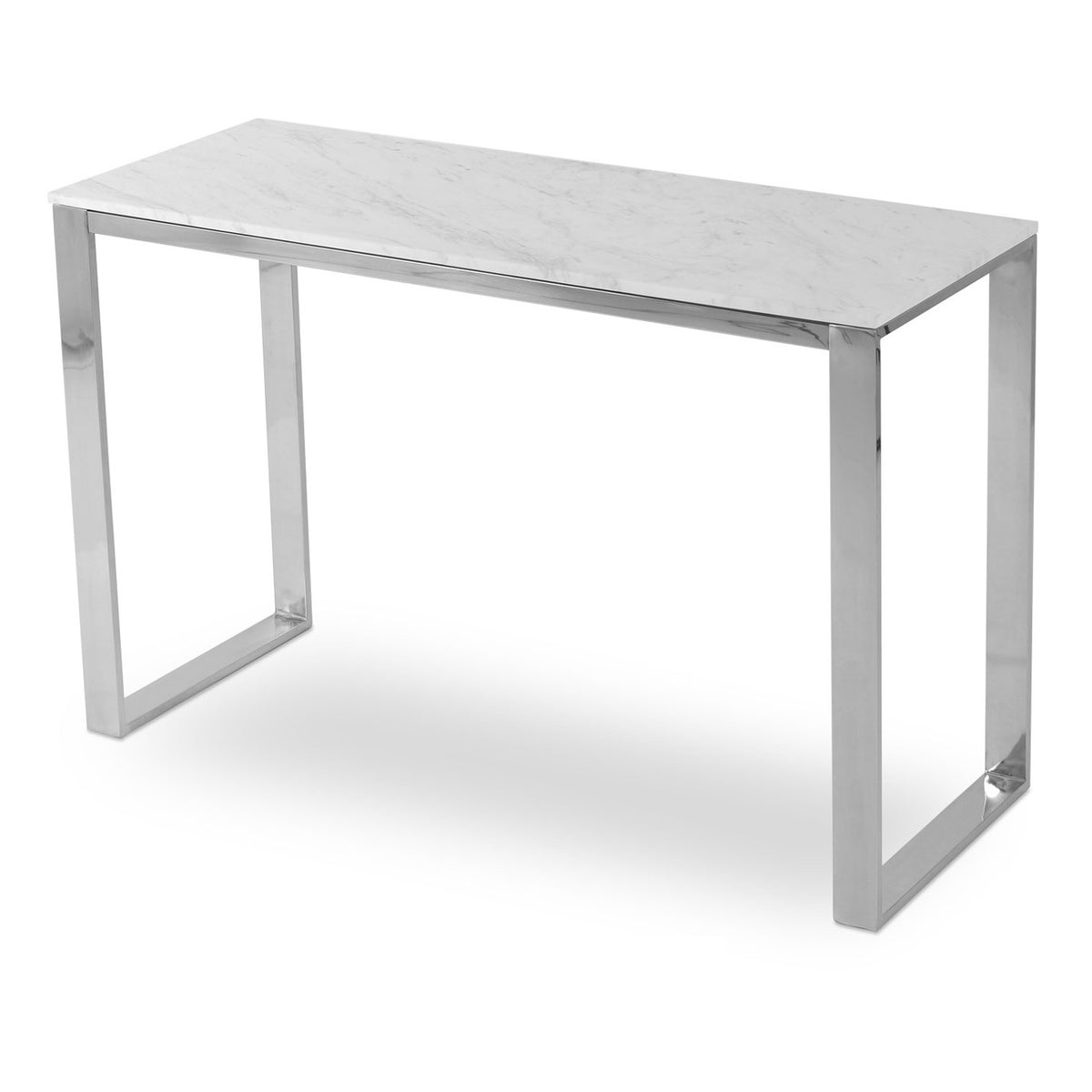 Calvin Console Sofa Table by SohoConcept, showing left angle view of calvin console sofa table.