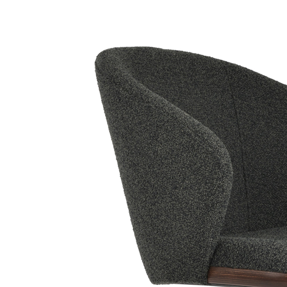 Athena Spider Swivel Armchair by SohoConcept, showing closeup view of athena spider swivel armchair.