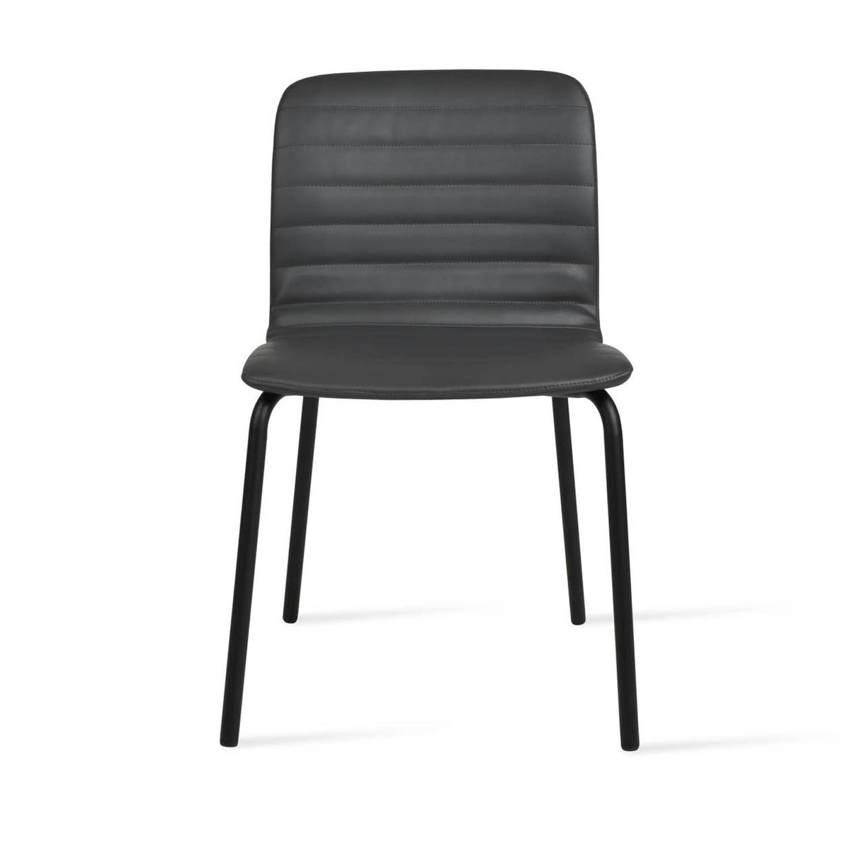 ISA Metal Tube Dining Chair by SohoConcept, showing front view of isa metal tube dining chair.