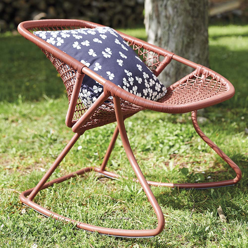 Sixties Rocking Chair by Fermob, showing sixties rocking chair in live shot 