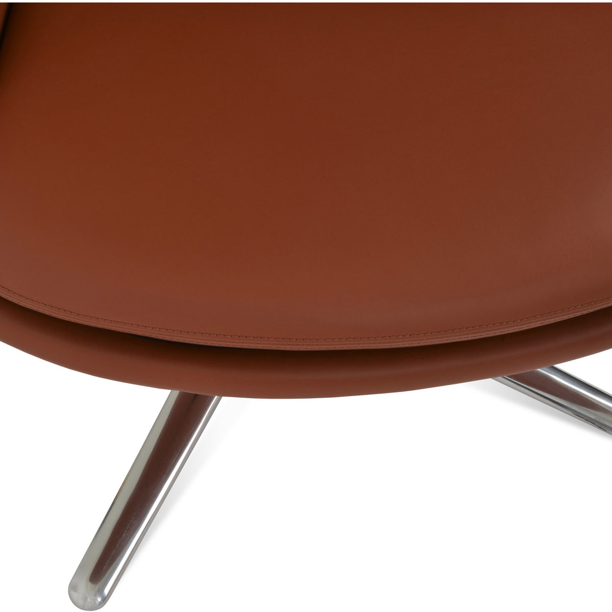Avanos Oval Base Lounge Chair by SohoConcept, showing closeup view of avanos oval base lounge chair.