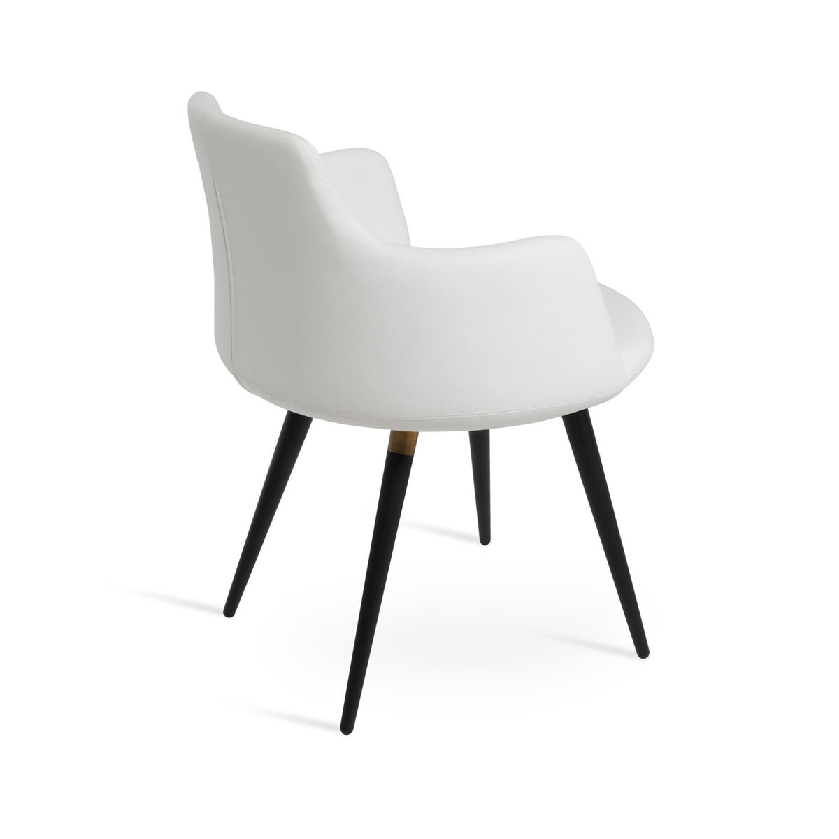 Dervish Ana Dining Chair by SohoConcept, showing side view of dervish ana dining chair.