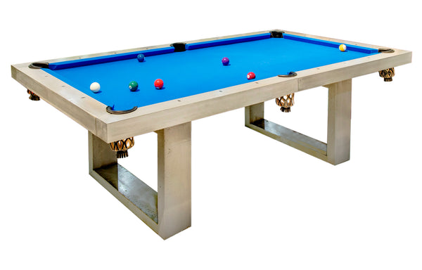 James De Wulf Standard Pool Table by De Wulf - Blue Felt.