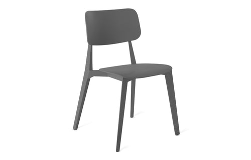 Stellar Chair by Toou - Solid, Anthracite Base, No Upholstery.