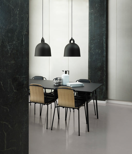 Studio Armchair by Normann Copenhagen, showing studio armchairs with upholstery in live shot.