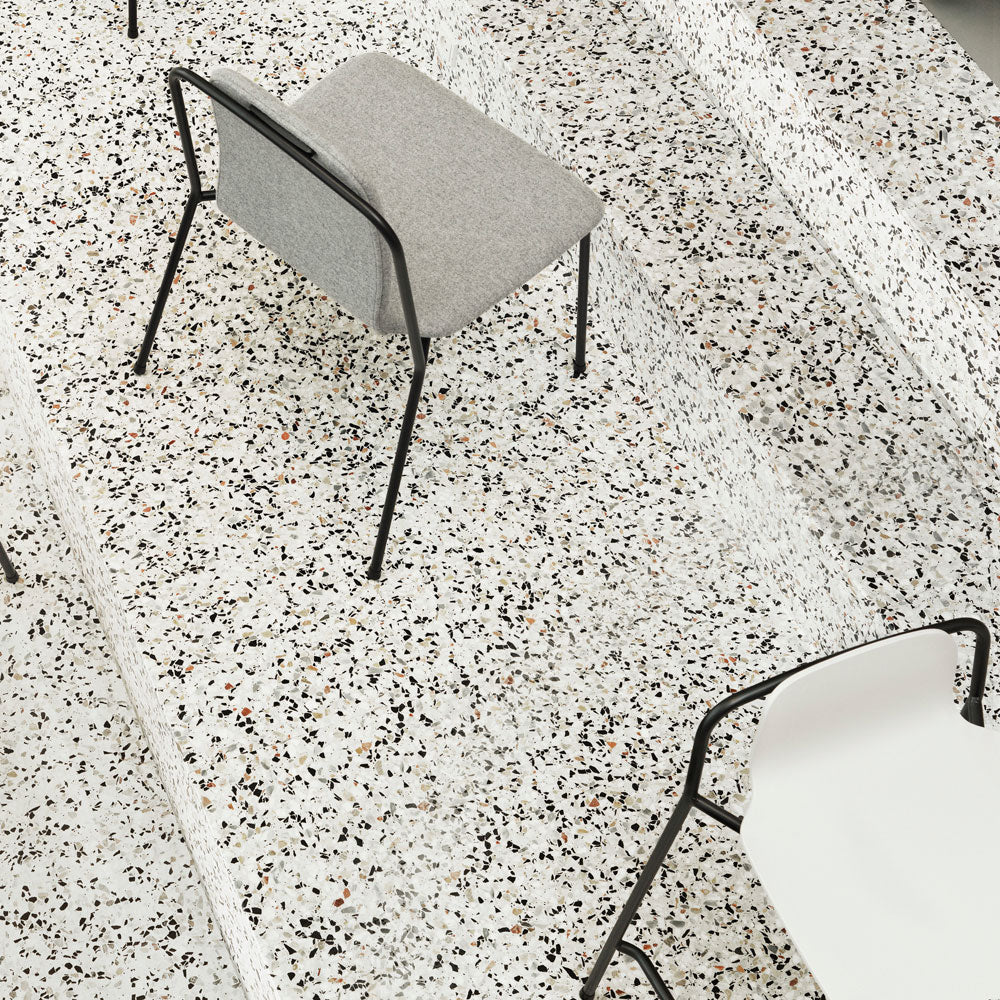 Studio Barstool by Normann Copenhagen, showing closeup view of studio barstool in live shot.