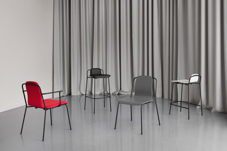 Studio Chair by Normann Copenhagen, showing studio chair in live shot.