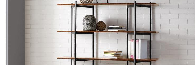 Studio Line Metal Shelf by Greenington, showing closeup view of studio line metal shelf in live shot.