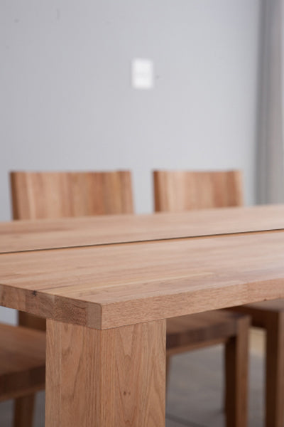 LAX Edge Dining Table by MASHstudios, closeup of the table top.
