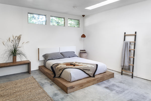 LAX Platform Bed by MASHstudios, live shoot of the bed.